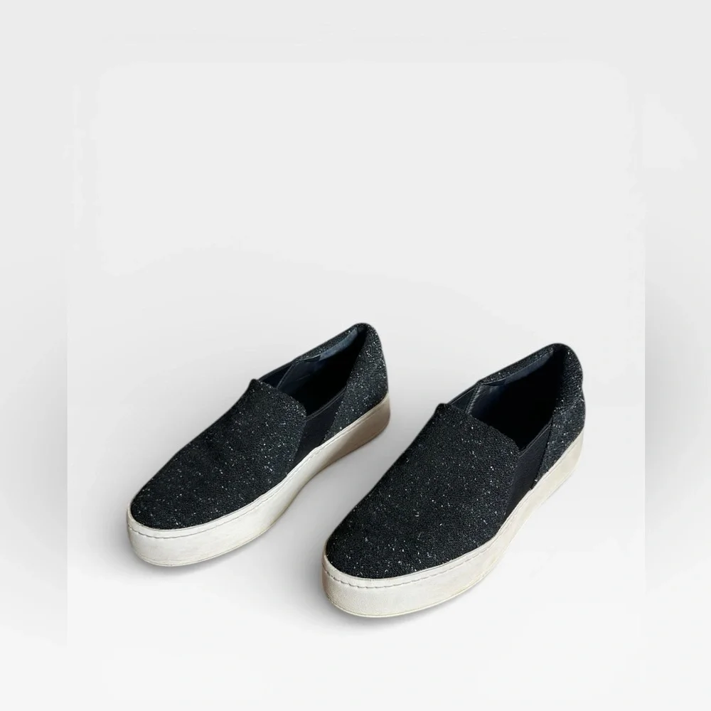 Vince Warren Platform Slip On Sneaker Navy